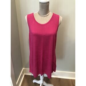 Chico’s Essential Tank Fun Fuchsia Hot Pink L 2